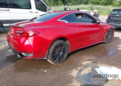 2019 Infiniti Q60 3.0T Red Sport 400 из США, поврежденный, VIN JN1FV7EL6KM440780
